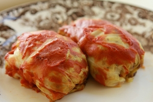 Как приготовить постные голубцы с овощами (видео)