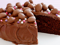 Шоколадный пасхальный торт