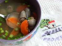 Суп из куриных сердечек с овощами