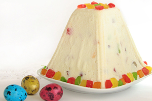 Как приготовить творожную пасху c заварной помадкой (ВИДЕО)