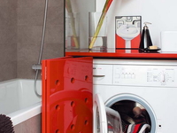 Прячем стиральную машину: Маскировка в ванной и на кухне