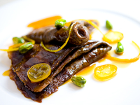 Шоколадные блины на молоке