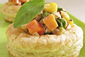 Как приготовить волованы с овощами (ВИДЕО)