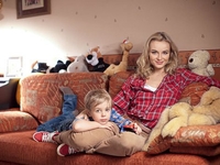 На даче у российской певицы Полины Гагариной