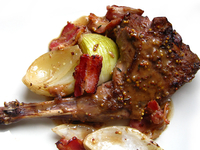 Кролик, тушеный в пиве