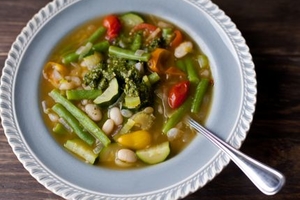 Как приготовить овощной суп с песто (ВИДЕО)