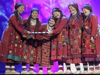 Евровидение 2012: Первые стоп-кадры выступления Бурановских бабушек в финале