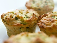 Маффины с зеленым луком и сыром от Юлии Высоцкой