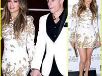 Джей Ло и Каспер Смарт засветились на вечеринке