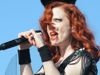 Солистка Garbage прервала концерт, увидев, как парень ударил девушку