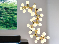 Мастерим своими руками светильник в виде молекулы