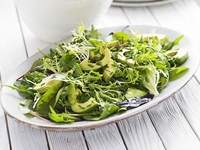 Тонкости приготовления зеленых салатов