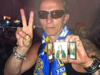 Евро 2012: Иван Охлобыстин болеет за Украину