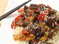 Баклажаны в кисло-сладком соусе