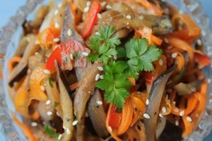 Как приготовить баклажаны по-корейски