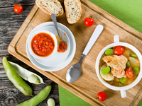 Жаркое из курицы с картофелем и болгарским перцем