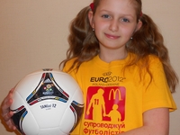 Победители конкурса на IVONA Евгения и Виктория Данилюк: Финал Евро 2012 в Украине – наш путь