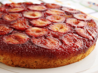 Перевернутый сливовый пирог