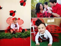 Детская в день рождения: В стиле Божья коровка