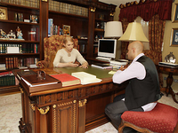 В кабинете Юлии Тимошенко в Конча-Заспе