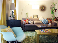 Жилье дамы с чувством юмора: Реальная квартира 37 кв. м.