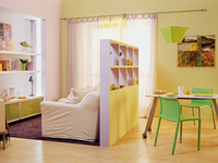 Популярные способы разделения комнаты на 2 зоны