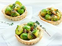 Тарталетки с брюссельской капустой для вегетарианцев