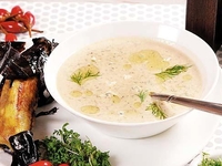 Крем-суп из баклажанов