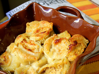 Макароны с тыквой и сыром