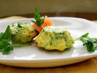 Яичные кексы с брокколи на завтрак