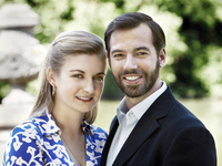 В Люксембурге обвенчались принц Гийом и графиня Стефани де Ланнуа