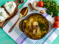 Cуп из сушеных грибов на курином бульоне: как приготовить