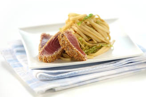 Как приготовить жареного тунца по-японски (ВИДЕО)