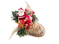 Как сделать новогоднюю композицию Дед Мороз (ВИДЕО)