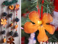 Новогодние игрушки своими руками: 3 мастер-класса из корки апельсина
