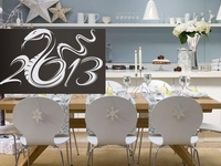 Новогодний интерьер 2013: Как задобрить Змею (ФОТО)