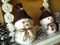 Снеговик больших размеров собственноручно: Пошаговка