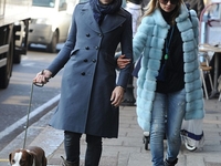 Кейт Мосс поскользнулась и упала на прогулке