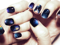 Маникюр космос: мастер-класс