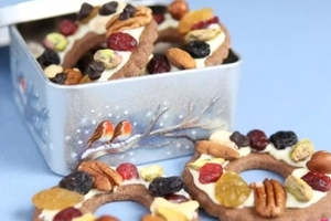 Как приготовить шоколадное печенье на Рождество (ВИДЕО)