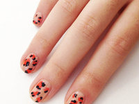 Как сделать леопардовый маникюр