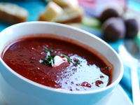 Крем-суп из свеклы