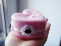 Романтичная свеча своими руками: Пошаговка