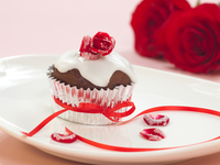 Рецепты на День Валентина: Шоколадные кексы с глазурью