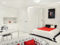 1-комнатная квартира-шкатулка в белом цвете с акцентами (ФОТО)