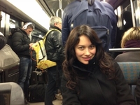 Ольгу Куриленко не узнали в метро