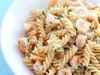 Как приготовить пасту с креветками