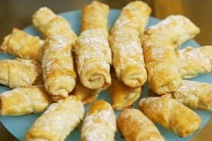 Как приготовить рогалики с яблоками (ВИДЕО)