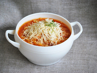 Минестроне из савойской капусты с рисом