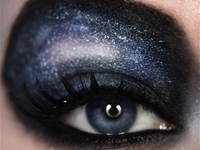 Как сделать галактический макияж